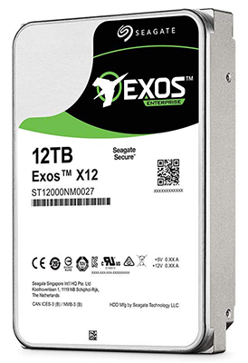 Seagate Exos X12 3.5-Inch Internal 512e SAS Enterprise Hard Drive