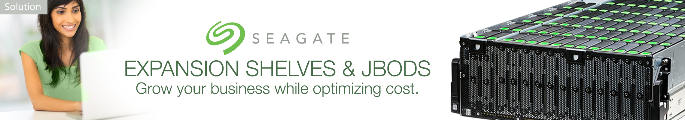Seagate Expansion Shelves & JBODs banner